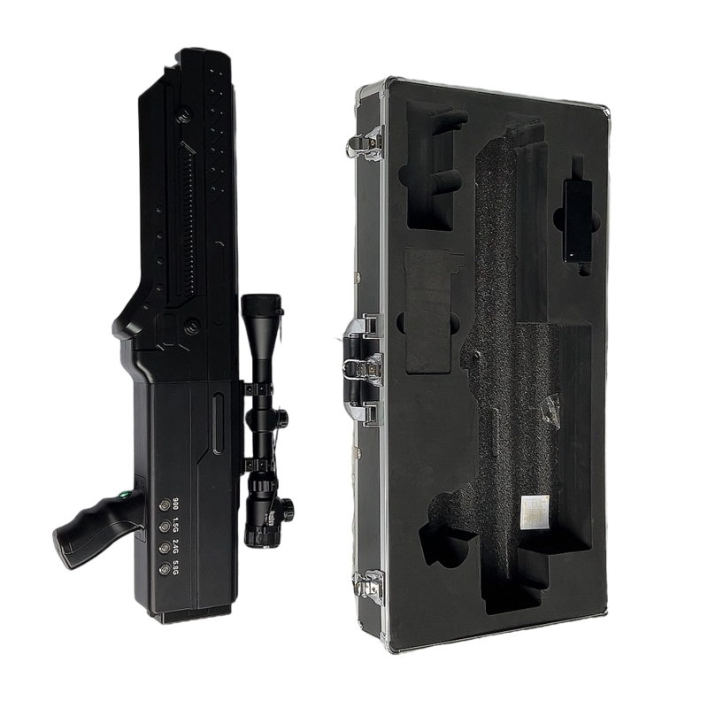  汨罗手持便携式枪型低空防御反制四通道A型